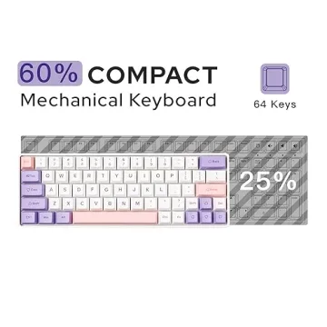 EPOMAKER EP64 60% Mechanical Keyboard with Custom Switches