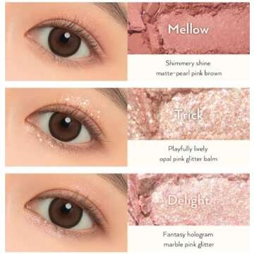 UNLEASHIA Glitterpedia Eye Palette NO.3 All of Coralpink
