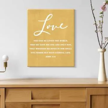 CHDITB Christian Wall Art Set - 6 Bible Verse Prints