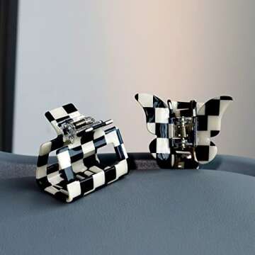 TODEROY Claw Clips - Stylish Tortoise Shell Hair Accessories