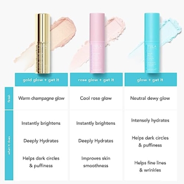 TULA Gold Glow Eye Balm - Hydrate & Brighten Under-Eyes