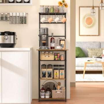 5 Tier Coffee Bar Station for Elegant Spaces
