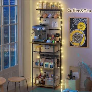 5 Tier Coffee Bar Station for Elegant Spaces