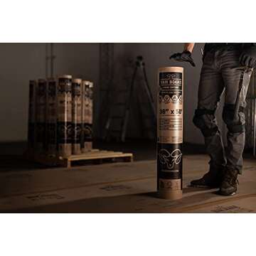 Ram Board Home Edition, Heavy Duty 36 inch x 50 feet Painting, Remodeling, Construction,Temporary Fl...