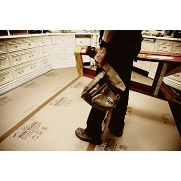 Ram Board Home Edition, Heavy Duty 36 inch x 50 feet Painting, Remodeling, Construction,Temporary Floor Protection (150 Sq. Ft.)