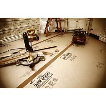 Ram Board Home Edition, Heavy Duty 36 inch x 50 feet Painting, Remodeling, Construction,Temporary Floor Protection (150 Sq. Ft.)