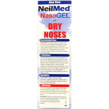 Neilmed Nasogel for Dry Noses - Effective Nasal Relief Gel