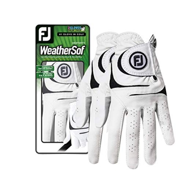 FootJoy Women's WeatherSof Golf Glove 2-Pack - Perfect Soft Fit for Golfers