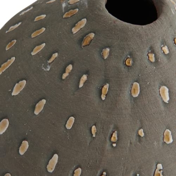 Hand Painted Brown Decorative Vases Set of 3 Stylish Pieces