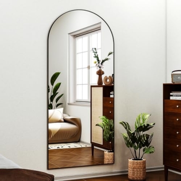 Easly Arched Full Length Mirror 71"x30" for Home Decor