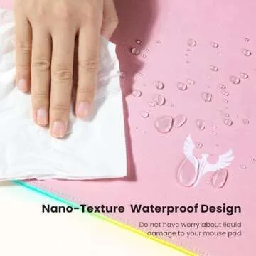 BladeHawks RGB Gaming Mouse Pad with 14 Light Modes