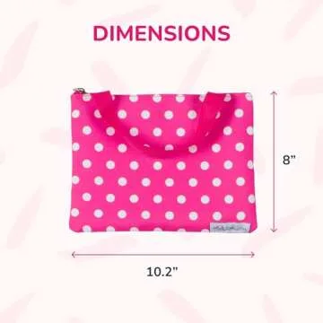 Wonder Products PixieCrush Pretend Makeup Kit for Toddlers - Deluxe 16 Piece Set - Kids Makeup Kit - Realistic Pretend Play Makeup for Little Girls - Ideal for Toddlers' Creative Fun - Pink Carry Bag