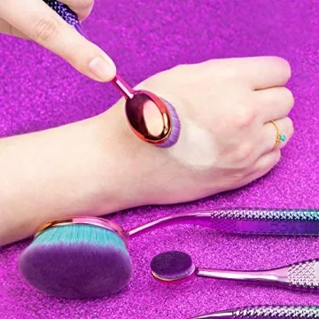 Moda Prismatic Face Perfecting Brush Set for Flawless Makeup