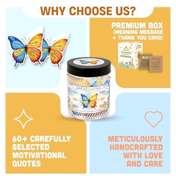 Positive Butterfly Jar - 60 Christian Affirmation Cards