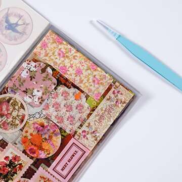 20 Sheets Vintage Aesthetic Stickers Book for Journaling,Transparent PET Black White Celestial Antiquarian Stickers Decal Set for Art Junk Journal Planners DIY Notebook Collage Album (chengbaohuayuan)