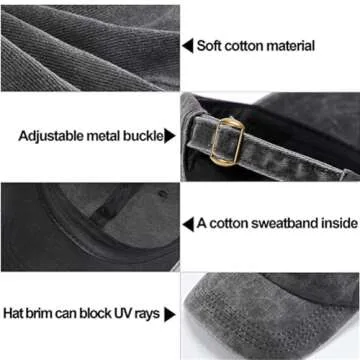 Bshuey Soccer Mom Fashion Embroidered Hat for Men Women Cotton Dad Hat Baseball Cap Adjustable Unisex