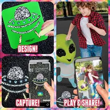 Chalk Alive Augmented Reality Sidewalk Chalk Art for Kids