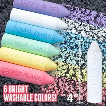 Chalk Alive Augmented Reality Sidewalk Chalk Art for Kids