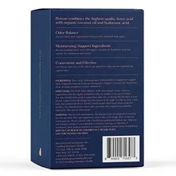 LoveBug Boric Acid Suppositories for Women's Wellness - 14ct