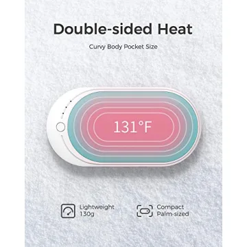 OCOOPA HotPal Rechargeable Hand Warmer, 5200mAh Electric Handwarmer,Portable Pocket Heater, Heat Therapy Great for Raynauds, Hunting, Golf, Camping, Women Mens Gifts