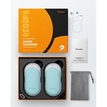 OCOOPA HotPal Rechargeable Hand Warmer, 5200mAh Electric Handwarmer,Portable Pocket Heater, Heat Therapy Great for Raynauds, Hunting, Golf, Camping, Women Mens Gifts