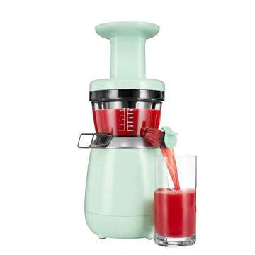 Hurom H310A Personal Self Feeding Slow Masticating Juicer (HP Green)