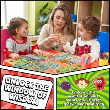 HORIECHALY Scratch and Sniff Stickers, Smelly Stickers for Kids 68 Sheets 17 Scents, 1000+ Scented Stickers of Food Fruit Flower, Classroom Reward Stickers for Teachers, Holiday Gift for Little One.