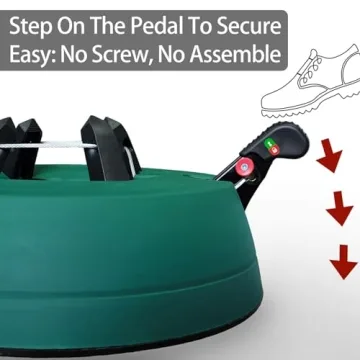 Leejec Christmas Tree Stand Water Indicator Fast Clamp