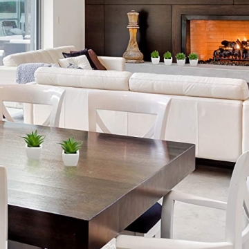 Home Trends Set of 8 Mini Artificial Succulents in Pots