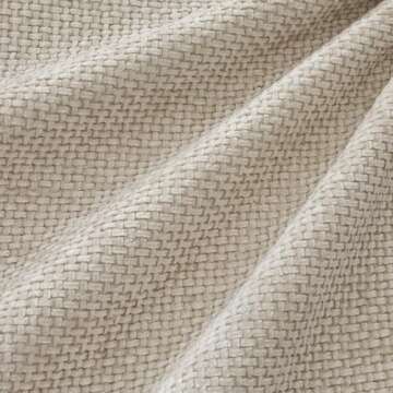 MIULEE Pack of 4 Couch Throw Pillow Covers 20x20 Inch Cream Soft Decorative Chenille Pillow Covers F...