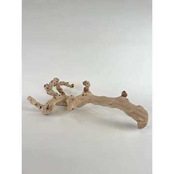 De La Terre Sandblasted Natural California Grapevine Grapewood | Decorative Grape Vine Wood Décor (24 Inch)