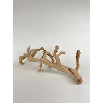 De La Terre Sandblasted Natural California Grapevine Grapewood | Decorative Grape Vine Wood Décor (24 Inch)