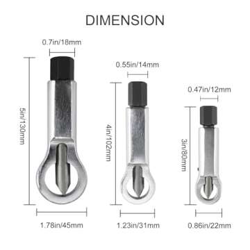 EEEKit Heavy Duty Metal Nut Splitter Cracker for Professionals and DIY
