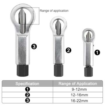 EEEKit Metal Nut Splitter Remover Extractor Tool