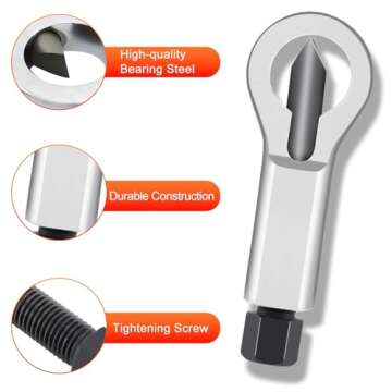 EEEKit Metal Nut Splitter Remover Extractor Tool