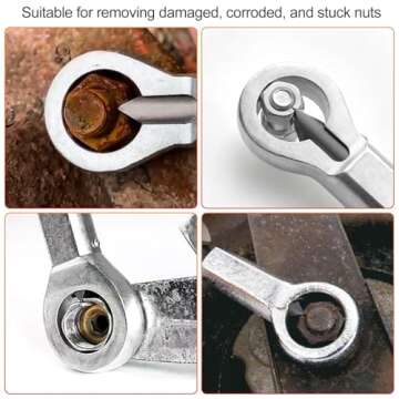 EEEKit Metal Nut Splitter Remover Extractor Tool
