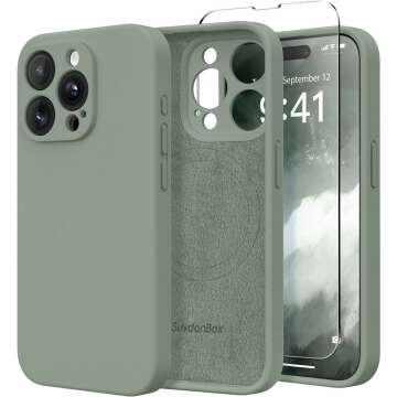 Magnetic iPhone 14 Pro Max Case with Screen Protectors