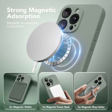 Magnetic iPhone 14 Pro Max Case with Screen Protectors