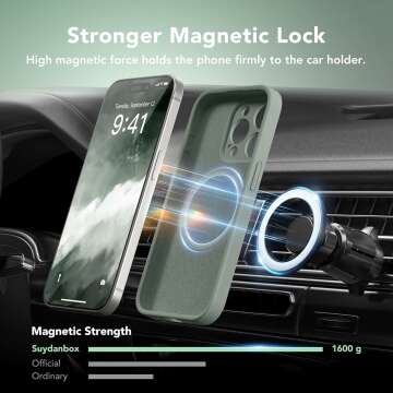 Magnetic iPhone 14 Pro Max Case with Screen Protectors