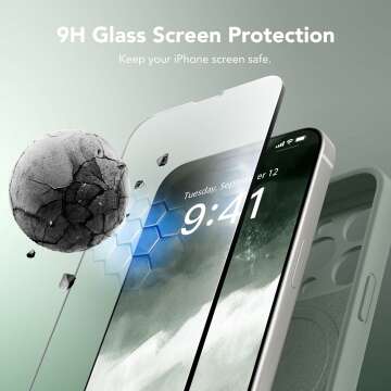 Magnetic iPhone 14 Pro Max Case with Screen Protectors