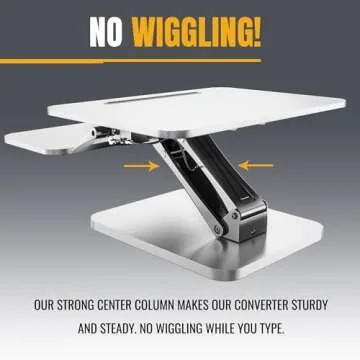 Prontogoods Adjustable Standing Desk Converter for Comfort