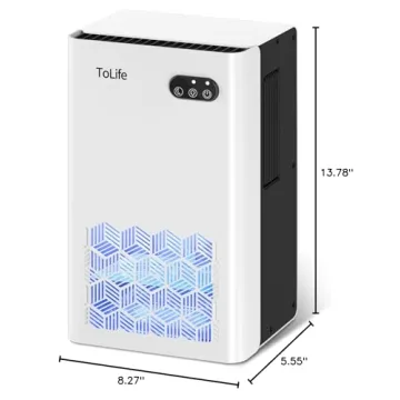 ToLife Dehumidifier for Home, 95 OZ & Quiet Operation