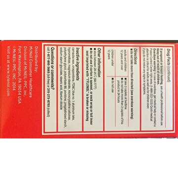 Tylenol PM Extra Strength Caplets (225 ct.) (2 Pack) - Relief & Comfort for Restful Sleep