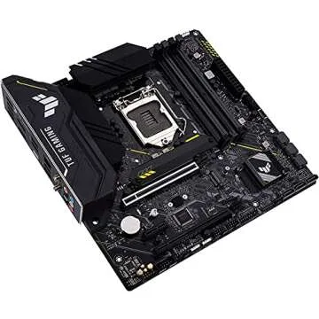 ASUS TUF GAMING B560M-PLUS WIFI LGA1200 (Intel®11th/10th Gen) Micro ATX gaming motherboard (PCIe 4.0, 2X M.2 slots,8+1 Power stages, 2.5Gb LAN, WiFi 6, USB 3.2 Type-C®, Thunderbolt™ 4 support)