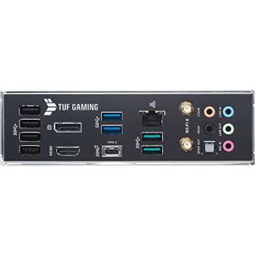 ASUS TUF GAMING B560M-PLUS WIFI LGA1200 (Intel®11th/10th Gen) Micro ATX gaming motherboard (PCIe 4.0, 2X M.2 slots,8+1 Power stages, 2.5Gb LAN, WiFi 6, USB 3.2 Type-C®, Thunderbolt™ 4 support)