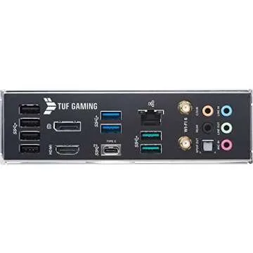 ASUS TUF GAMING B560M-PLUS WIFI LGA1200 (Intel®11th/10th Gen) Micro ATX gaming motherboard (PCIe 4.0, 2X M.2 slots,8+1 Power stages, 2.5Gb LAN, WiFi 6, USB 3.2 Type-C®, Thunderbolt™ 4 support)