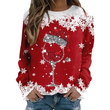 Ugly Christmas Sweater for Women 2023 Fun Xmas Pullover