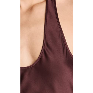 Lioness Women's Roxy Halter Top - Curvy Friendly Satin Blouse