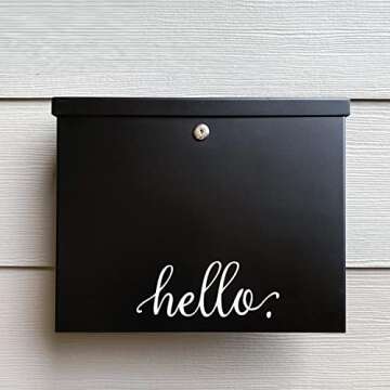 BATTOO Hello Wall Decal for Welcoming Front Entry