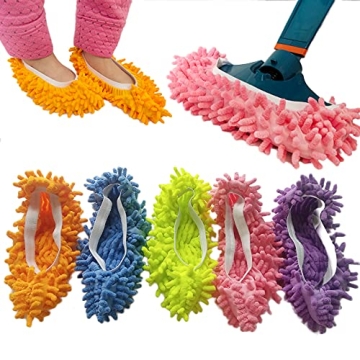 Colorful Mop Slippers for Effortless Cleaning at Home